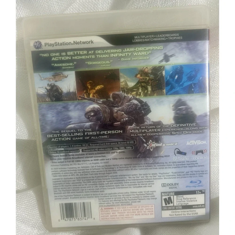 PlayStation 3 Call Of Duty Modern Warfare 2 PS3